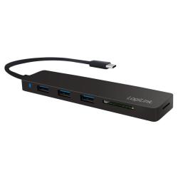 Hub USB-C 3.1 LogiLink UA0312 3 porty, Ultra Slim, z...