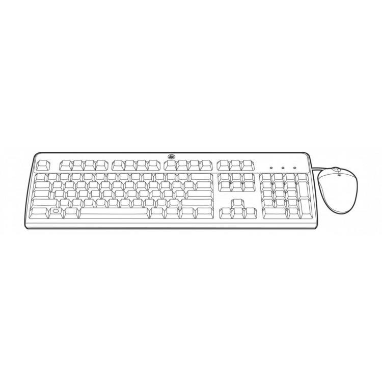 Zestaw USB ES Keyboard/Mouse Kit 631348-B21