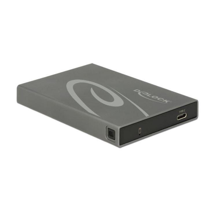 Obudowa HDD/SSD zewnętrzna SATA 2.5 USB-C 3.1 szara