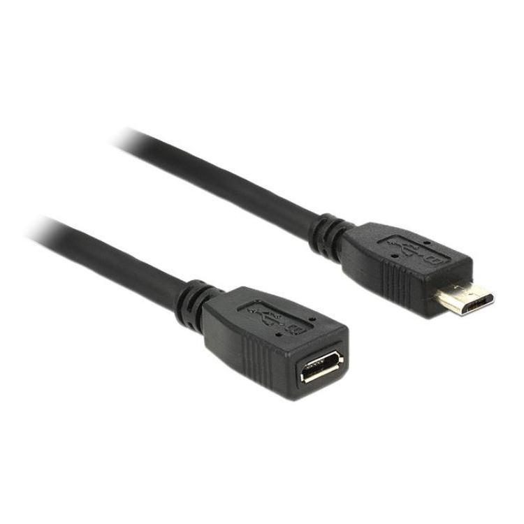 Przedłużacz USB micro M/F 0.5m