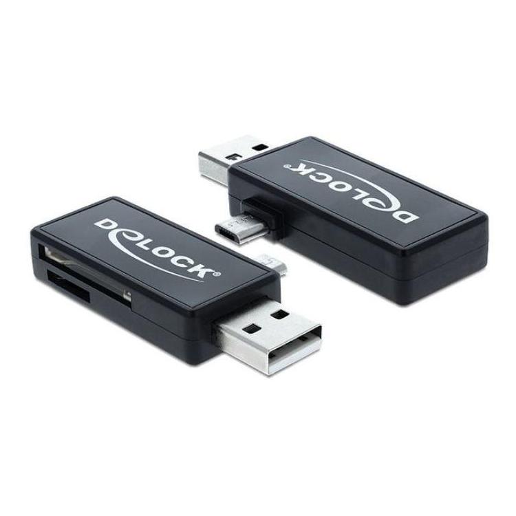 Czytnik kart na USB + MICRO USB