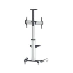 Stojak mobilny LCD/LED Manhattan 37"-70", 50kg, regulowany z półką