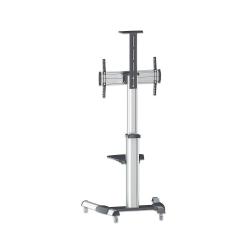 Stojak mobilny LCD/LED Manhattan 37"-70", 50kg, regulowany z półką