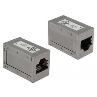 Łącznik keystone gniazdo RJ45- RJ45 STP kat.5E