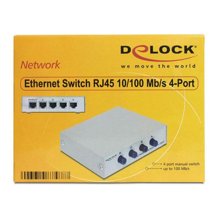 Switch 4x 100MB fast ethernet dwukierunkowy