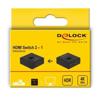 Switch Video 2x HDMI dwukierunkowy 4K