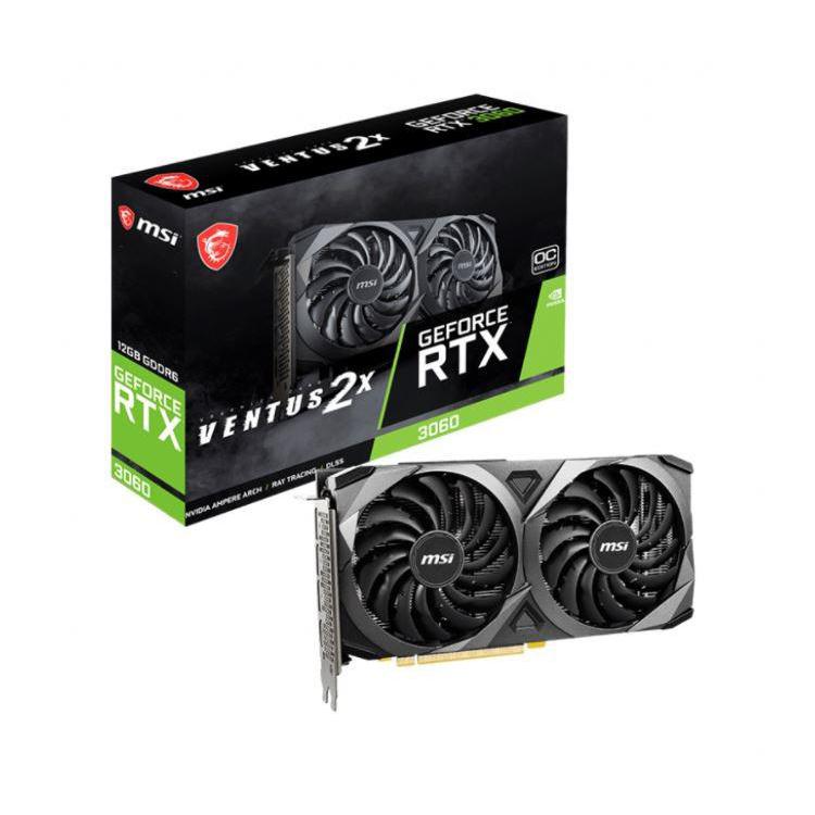 Karta graficzna GeForce RTX 3060 VENTUS 2X OC 12GB GDDR6 192bit 3DP/HDMI