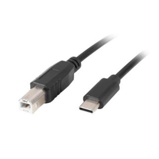 Kabel USB-C(M)- USB-B(M) 2.0 1.8m czarny