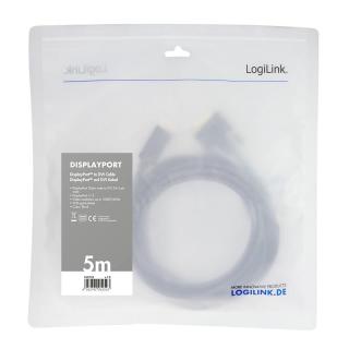 Kabel DisplayPort 1.2 do DVI 5m Czarny