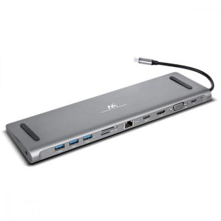 Stacja dokująca USB-C HUB Type-C 11w1 MCTV-850