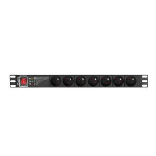 Listwa zasilająca rack PDU 19 cali 1U 16A 7X 230V PL...