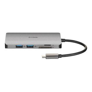 D-Link DUB-M810 HUB USB-C USB 3.0 HDMI SD/mSD