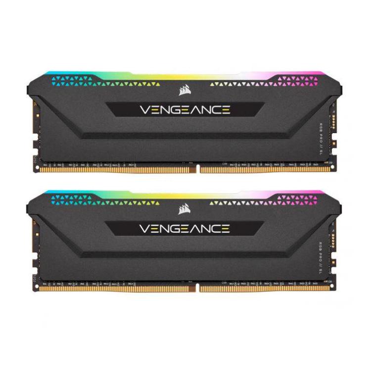 Pamięć DDR4 Vengeance RGB PRO SL 16GB/3200 (28GB) czarna C16