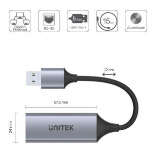 Adapter USB-A 3.1 GEN 1 RJ45 1000 Mbps U1309A