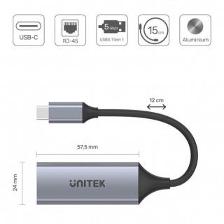 Adapter USB-C 3.1 GEN 1 RJ45 1000 Mbps U1312A