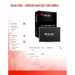 Dysk SSD - 480GB Intel QLC 560 MB/s