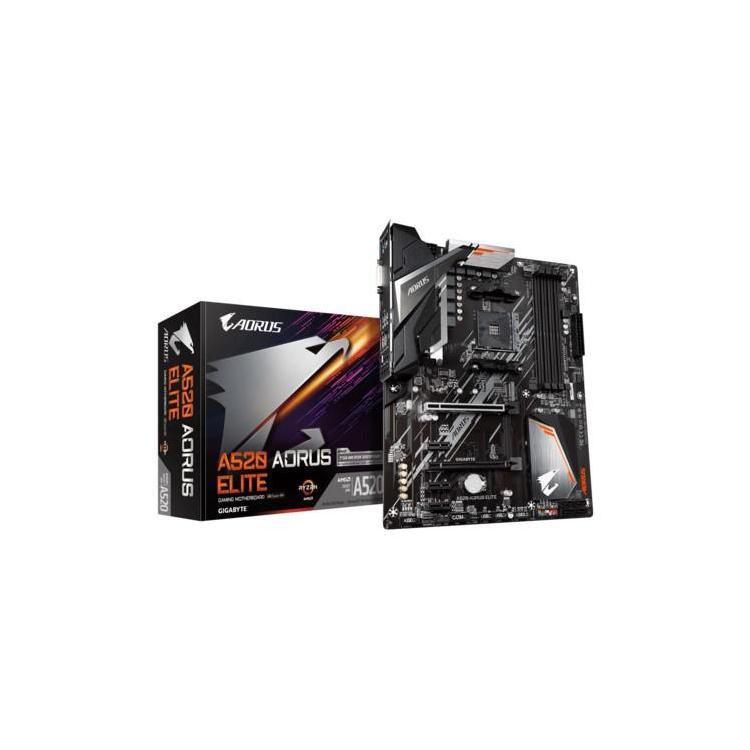 Płyta główna A520 AORUS ELITE AM4 4DDR4 HDMI/DVI M.2 ATX