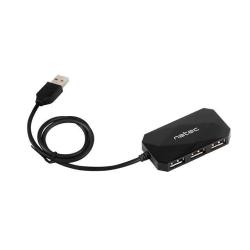 Hub USB Natec NHU-0647 LOCUST 4xUSB 2.0 czarny