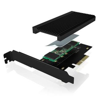 Karta PCI na M.2 SSD NVMe IB-PCI208-HS z radiatorem