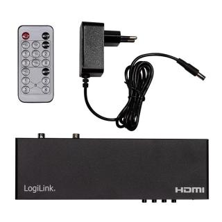 Switch 4x2 HDMI, 4K 60Hz, z pilotem