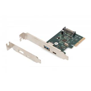 Karta rozszerzeń (Kontroler) USB 3.1 PCI Express USB A/ Typ C 3.1 Gen.2 10Gbps Chipset: ASM1142