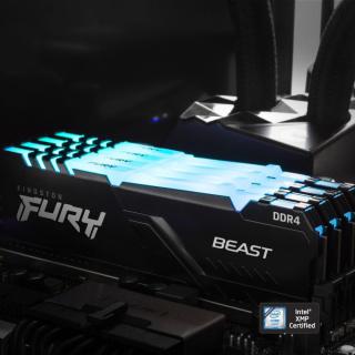 Pamięć DDR4 FURY Beast RGB 8GB(18GB)/2666 CL16