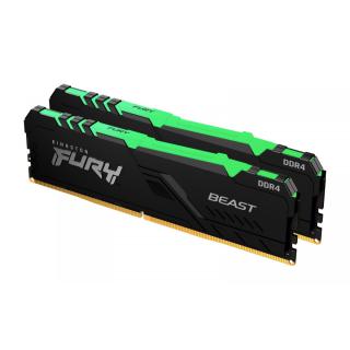 Pamięć DDR4 FURY Beast RGB 16GB(28GB)/3200 CL16