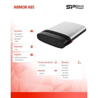 ARMOR A85 1TB USB 3.0 Blue, Anti-shock/water proof