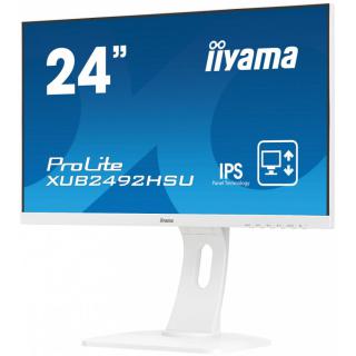 Monitor 23.8 cala XUB2492HSU-W1 IPS,HDMI,DP,USB,Biały,PIVOT