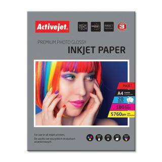 Activejet AP4-180G20 Papier fotograficzny błyszczący (A4 20 szt.)