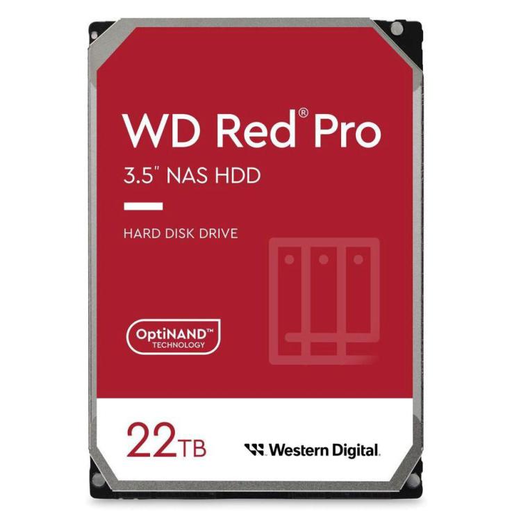 Dysk HDD WD Red Pro WD221KFGX (22 TB 3.5" 512 MB 7200 obr/min)