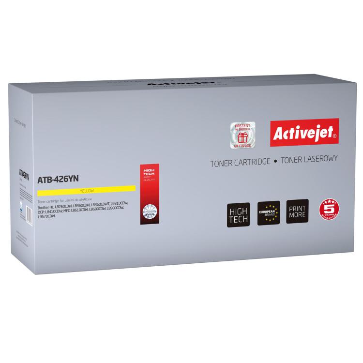 Activejet ATB-426YN Toner (zamiennik Brother TN-426Y Supreme 6500 stron żółty)