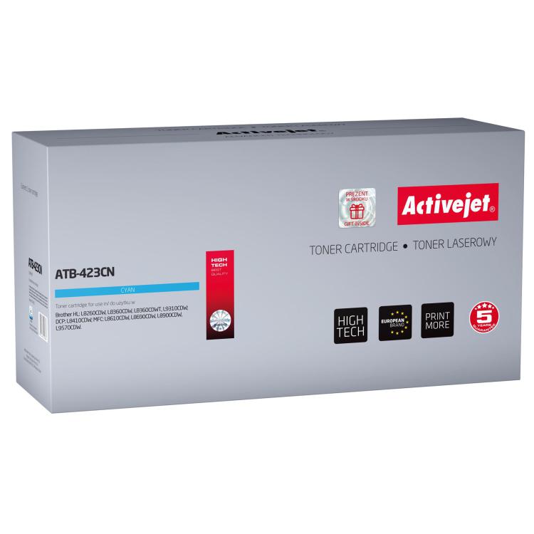 Activejet ATB-423CN Toner (zamiennik Brother TN-423C Supreme 4000 stron niebieski)