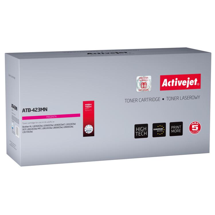 Activejet ATB-423MN Toner (zamiennik Brother TN-423M Supreme 4000 stron czerwony)