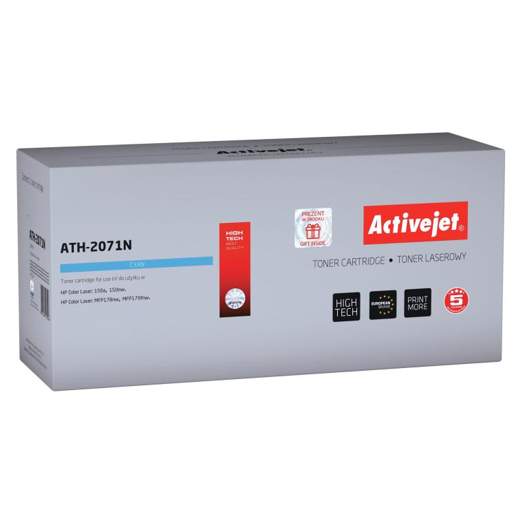 Activejet ATH-2071N Toner (zamiennik HP 117A 2071A Supreme 700 stron niebieski)