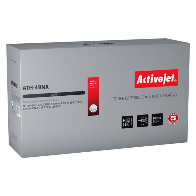 Activejet ATH-49NX Toner (zamiennik HP 49X Q5949X, Canon CRG-708H Supreme 6000 stron czarny)