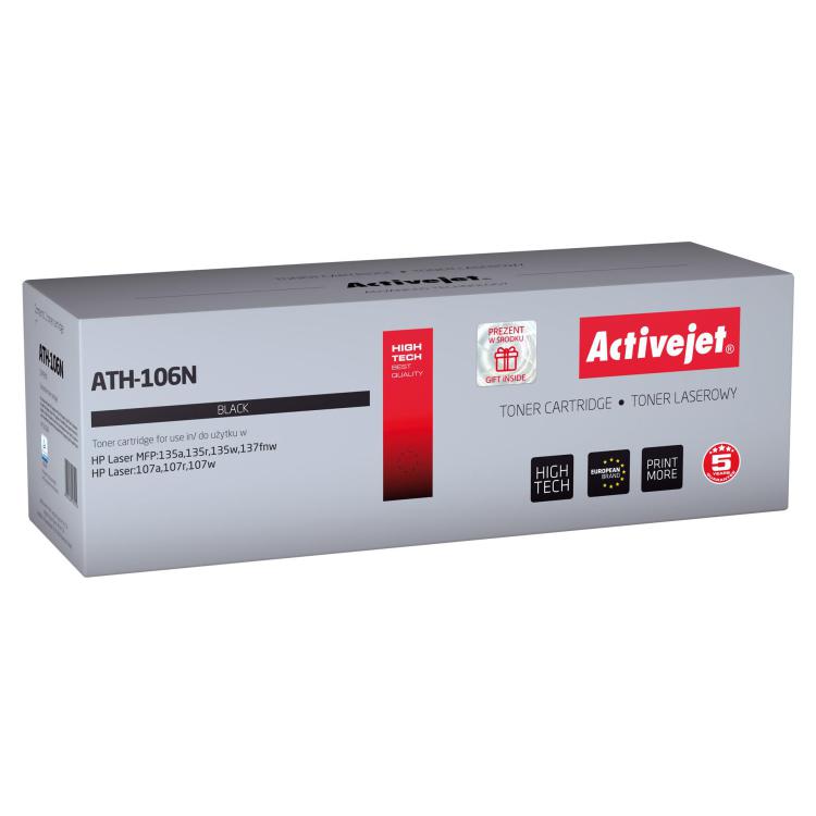 Activejet ATH-106N Toner (zamiennik HP W1106A Supreme 1000 stron czarny)