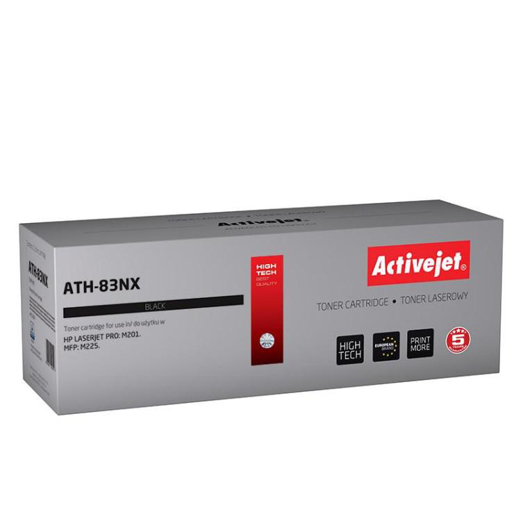 Activejet ATH-83NX Toner (zamiennik HP 83X CF283X CANON CRG-737 Supreme 2200 stron czarny)