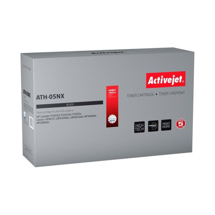 Activejet ATH-05NX Toner (zamiennik HP 05X CE505X, Canon CRG-719H Supreme 6500 stron czarny)