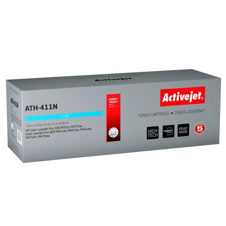 Activejet ATH-411N Toner (zamiennik HP 305A CE411A Supreme 2600 stron niebieski)