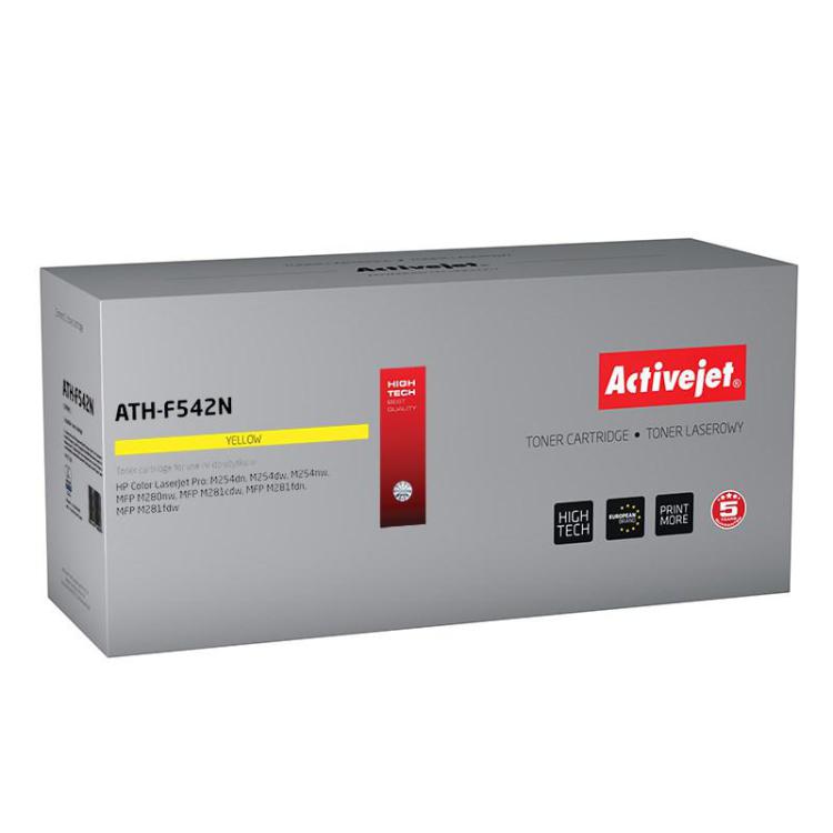 Activejet ATH-F542N Toner (zamiennik HP 203A CF542A Supreme 1300 stron żółty)