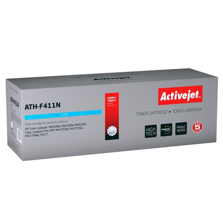 Activejet ATH-F411N Toner (zamiennik HP 410A CF411A Supreme 2300 stron niebieski)