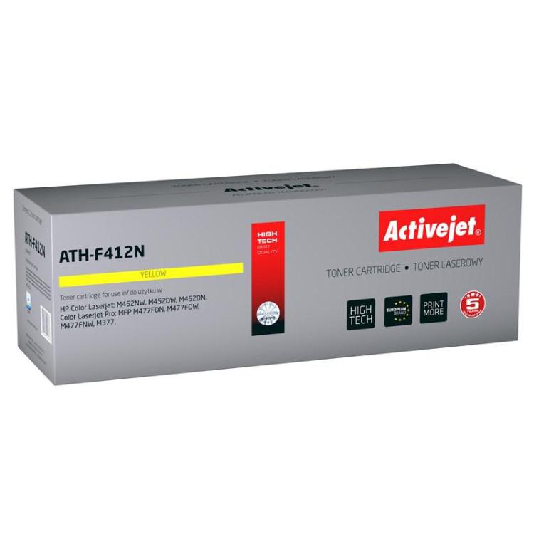 Activejet ATH-F412N Toner (zamiennik HP 410A CF412A Supreme 2300 stron żółty)