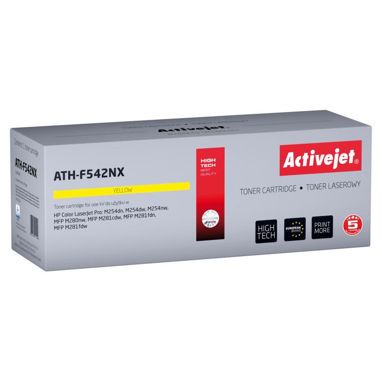 Activejet ATH-F542NX Toner (zamiennik HP 540 CF542X Supreme 2500 stron żółty)