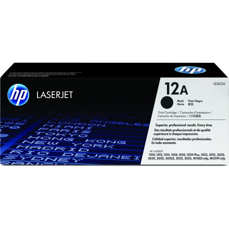 Toner HP czarny HP 12A, HP12A Q2612A, 2000 str.