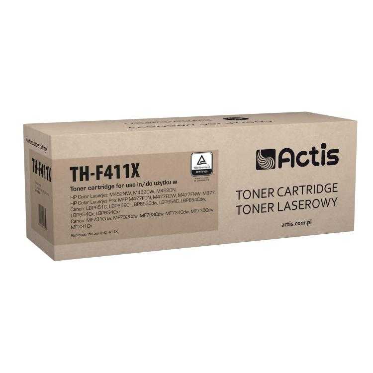 Actis TH-F411X Toner (zamiennik HP 410X CF411X Standard 5000 stron niebieski)