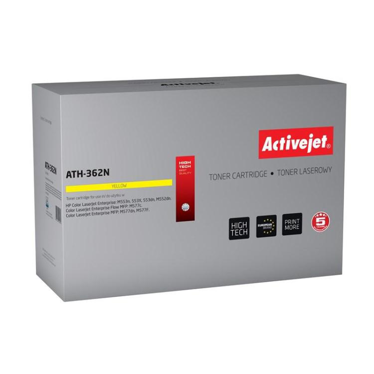 Activejet ATH-362N Toner (zamiennik HP 508A CF362A Supreme 5000 stron żółty)