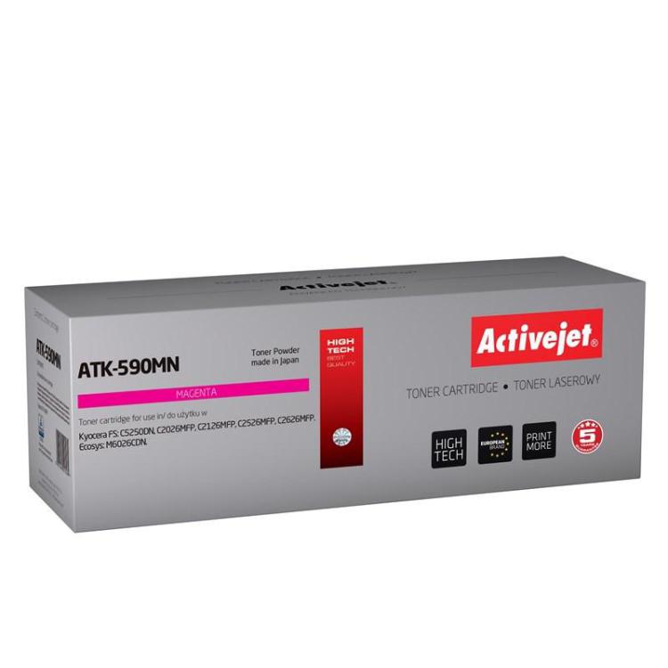 Activejet ATK-590MN Toner (zamiennik Kyocera TK-590M Supreme 5000 stron czerwony)