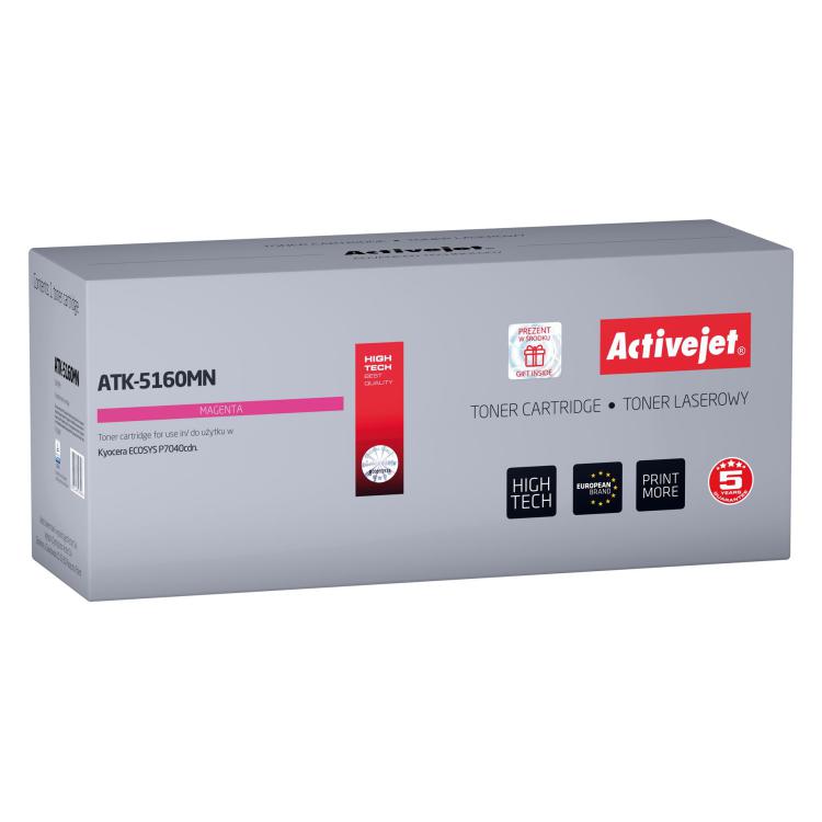 Activejet ATK-5160MN Toner (zamiennik Kyocera TK-5160M Supreme 12000 stron czerwony)