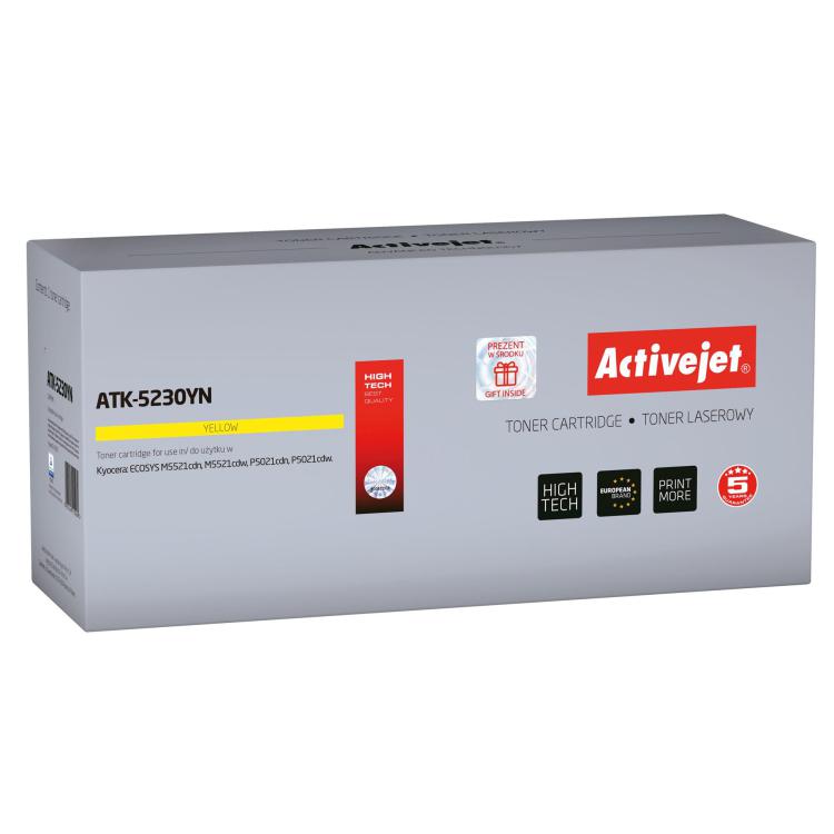 Activejet ATK-5230YN Toner (zamiennik Kyocera TK-5230Y Supreme 2200 stron żółty)